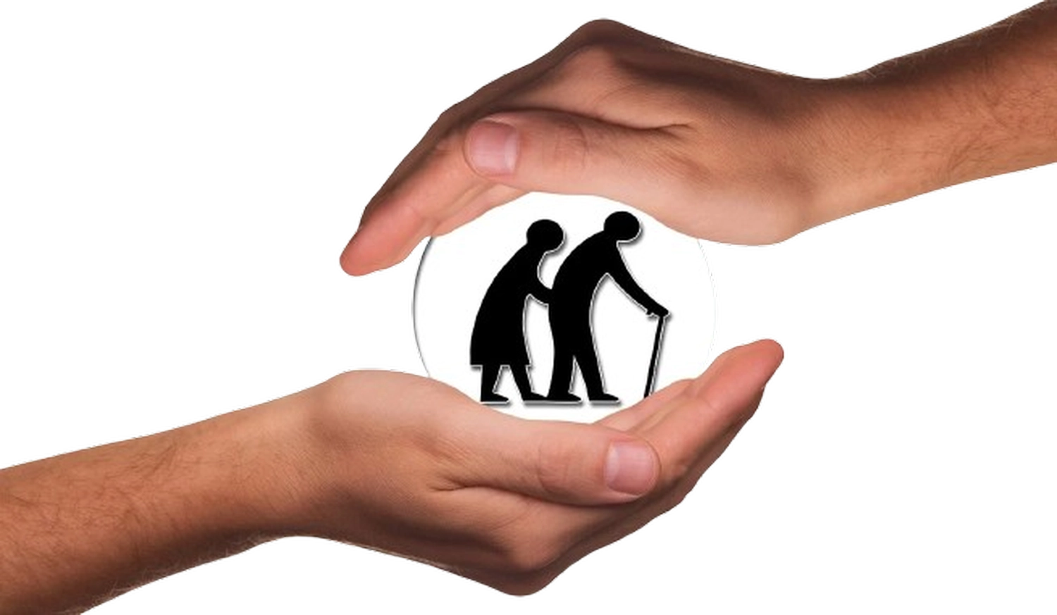 Besser Pflege Ambulant - Ambulanter Pflegedienst - Hände schützen die Pflege älterer Menschen